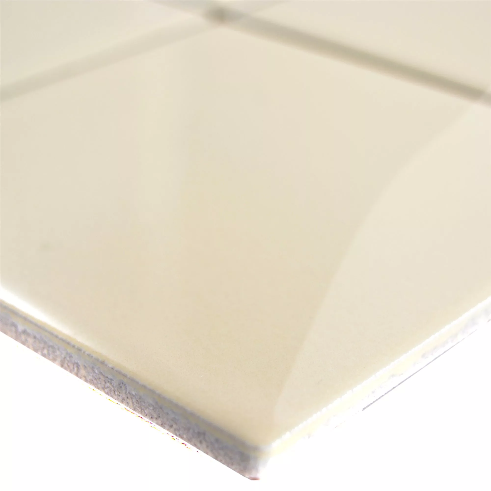 Keramik Mosaik Adrian Beige Glänsande Fyrkant 98 Keramik Mosaik Adrian Beige Glänsande Fyrkant 98