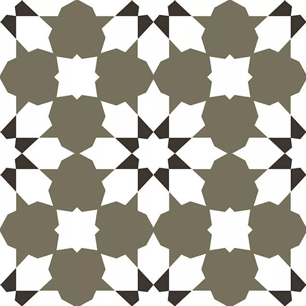 Stengods Plattor Samarkand Grön 22,5x22,5cm Stengods Plattor Samarkand Grön 22,5x22,5cm