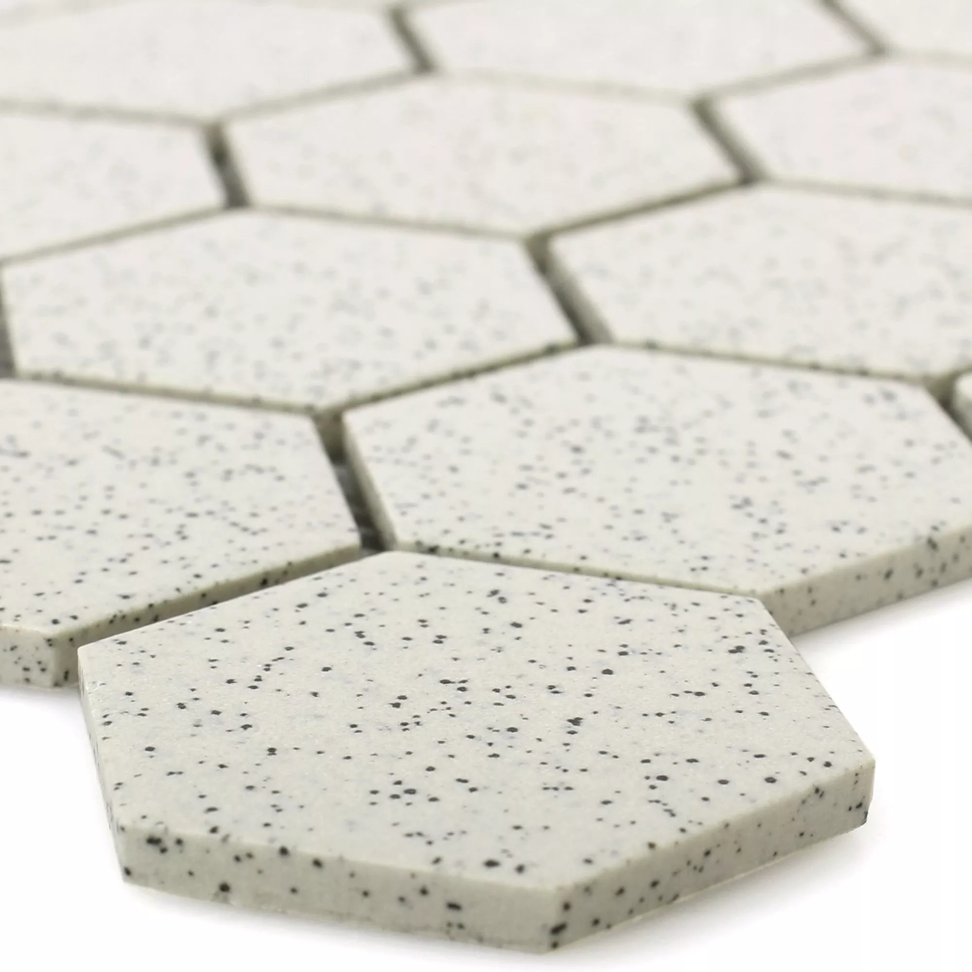 Keramik Mosaik Luanda Beige Hexagon 51 Keramik Mosaik Luanda Beige Hexagon 51