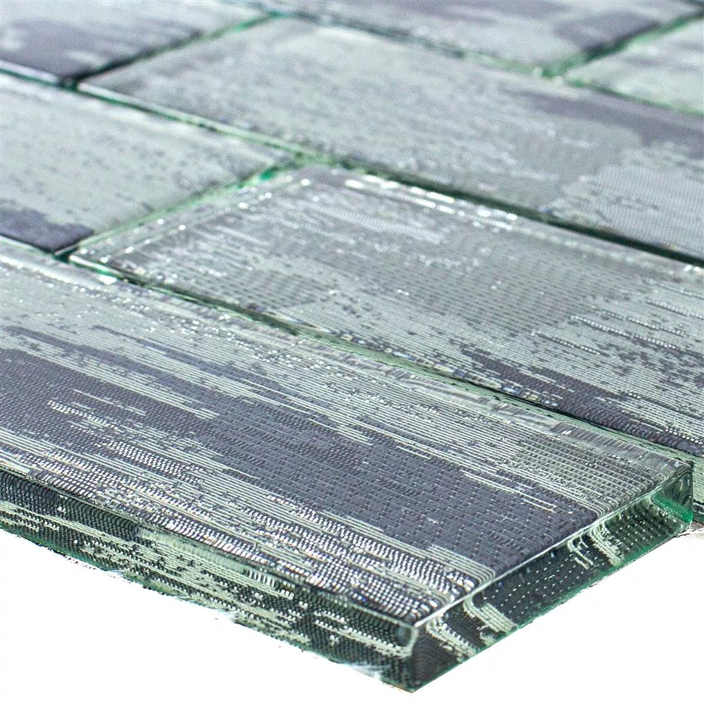 Glasmosaik Plattor Troja Silver Glasmosaik Plattor Troja Silver