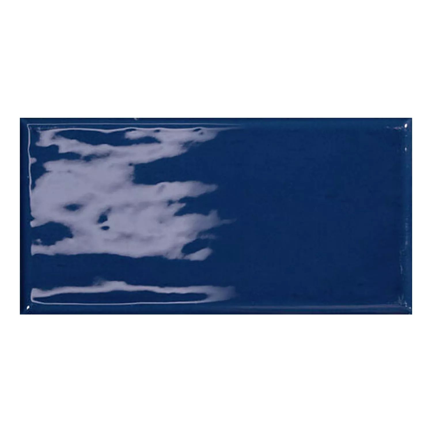 Calissi Blau Glänzend Rustikal 7,5x15 cm Oxford