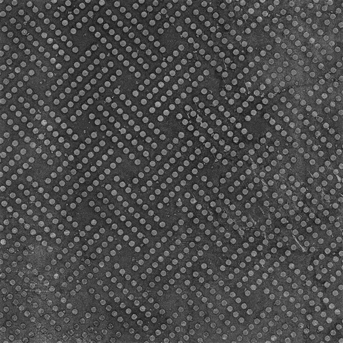 Bodenfliesen Chicago Metalloptik Anthrazit R9 - 18,5x18,5cm Pattern 1
