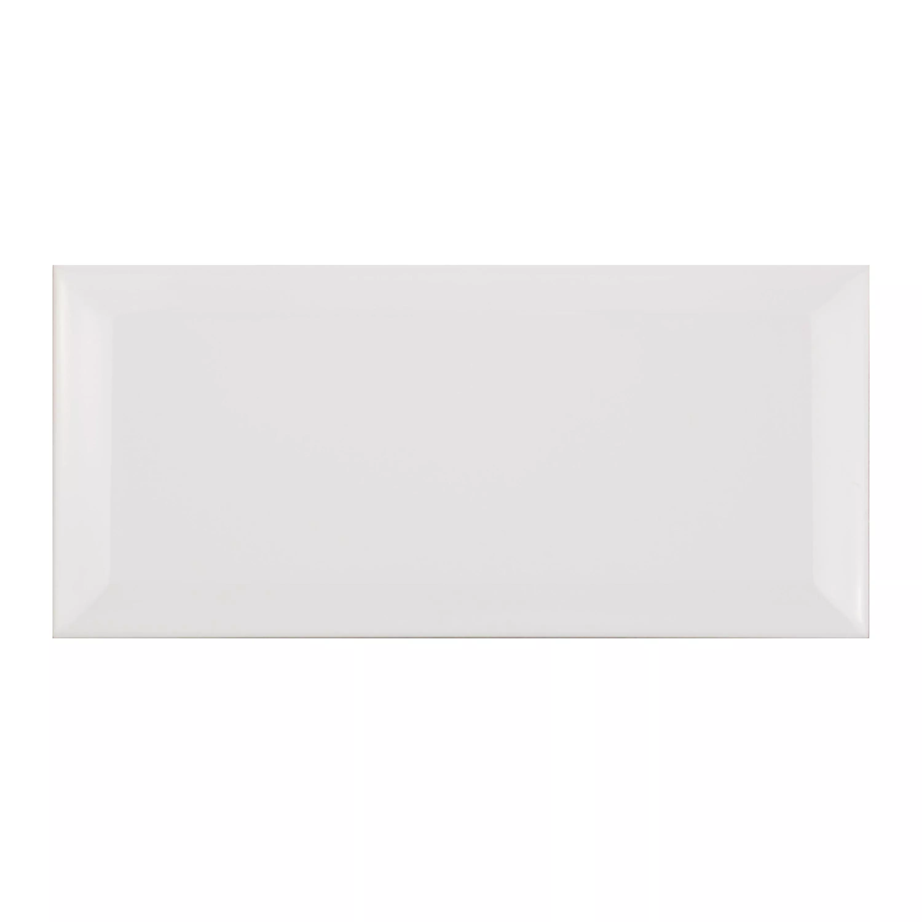 Metro Kakel Brasilia Med Fasett 7,5x15x0,7cm Blanco Matt Metro Kakel Brasilia Med Fasett 7,5x15x0,7cm Blanco Matt