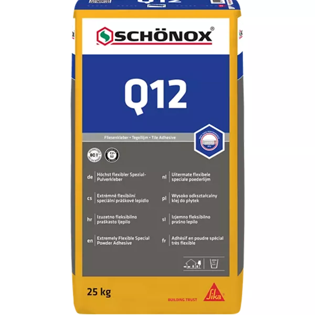 Fliesenkleber Schönox Q12 Spezial Pulverkleber 25 Kg Fliesenkleber Schönox Q12 Spezial Pulverkleber 25 Kg