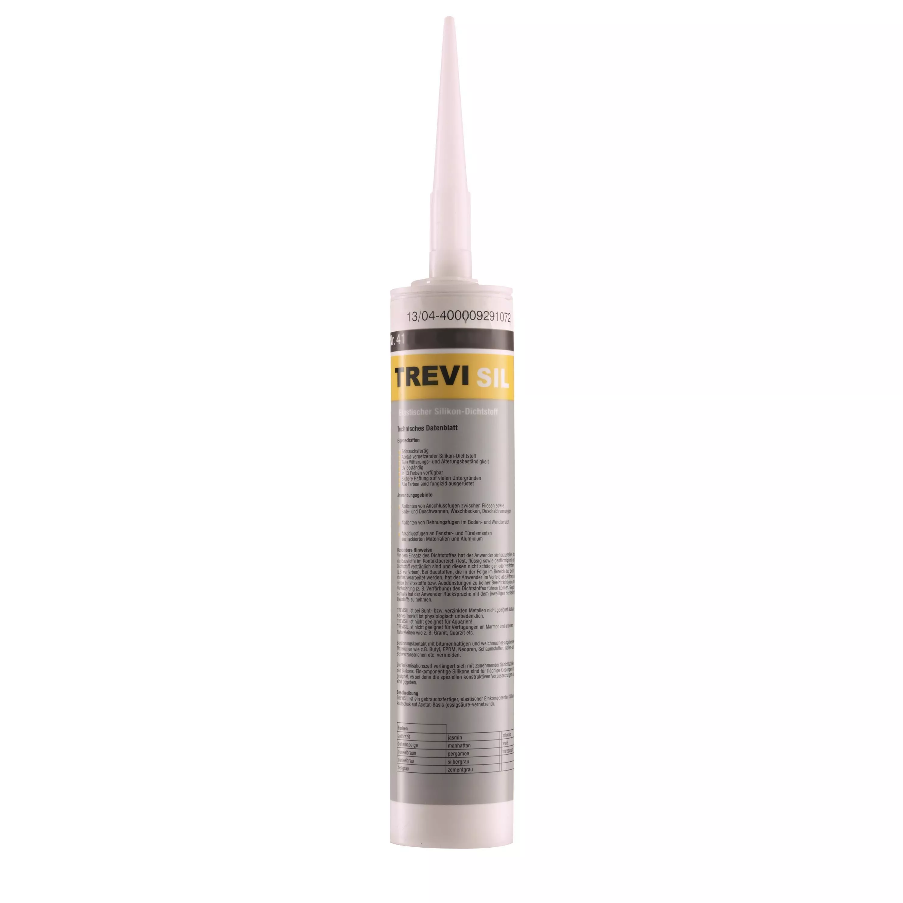 Silikon Fuge Elastischer Dichtstoff (300ml) Weiß