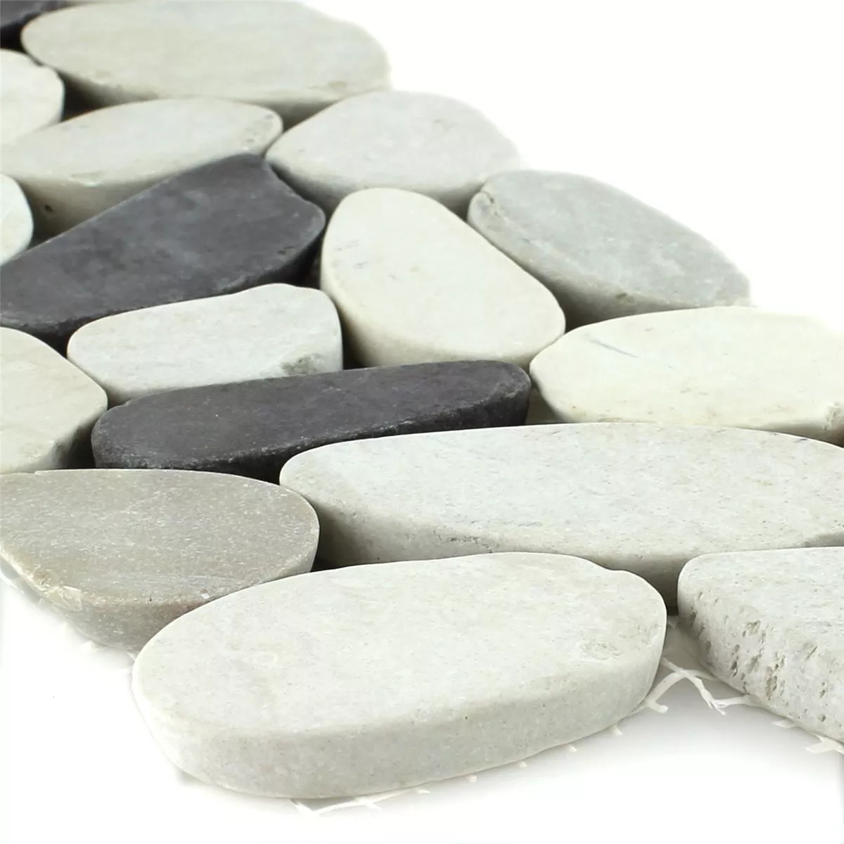 Småsten Bård 10x30cm Vit Beige Rosa Pebbles Småsten Bård 10x30cm Vit Beige Rosa Pebbles