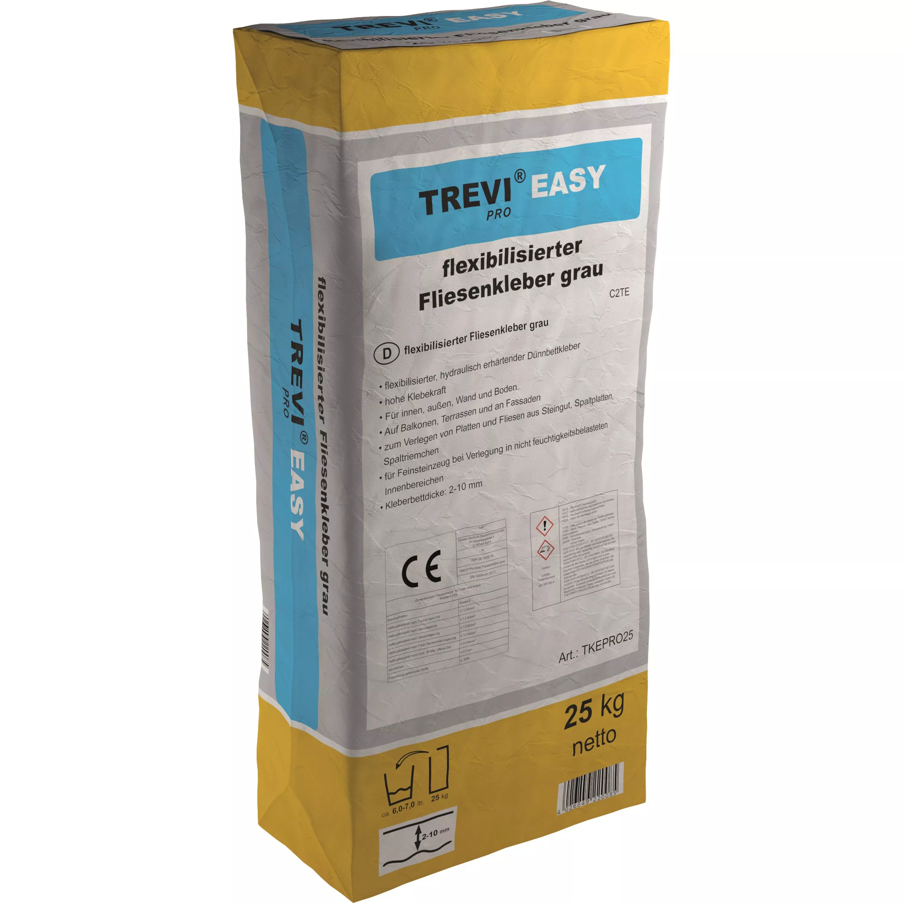 Pro Easy Fliesenkleber für Steingut & Feinsteinzeug (25KG) Pro Easy Fliesenkleber für Steingut & Feinsteinzeug (25KG)