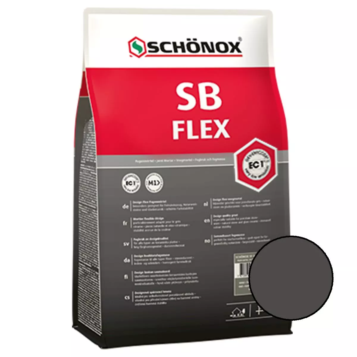 Fugenmörtel Schönox SB Flex Dunkelgrau 15 Kg