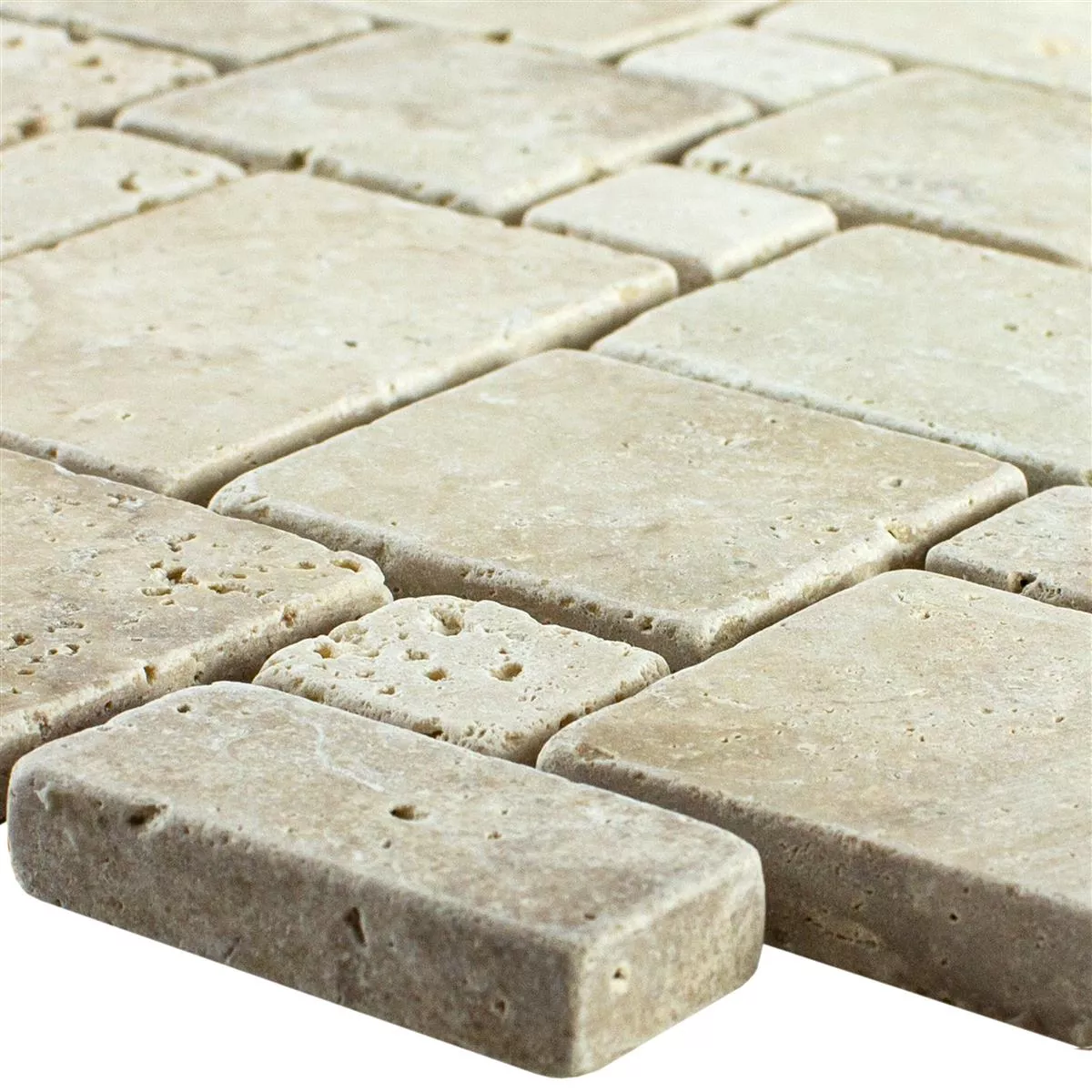 Natursten Travertin Mosaik LaGrange Beige Natursten Travertin Mosaik LaGrange Beige