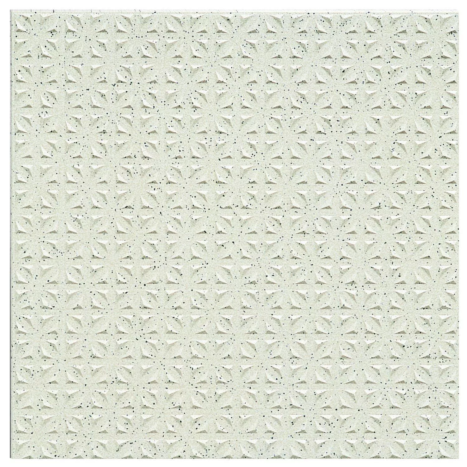 Muster Bodenfliese Feinkorn R12/V4 Creme Gespenkelt 15x15cm