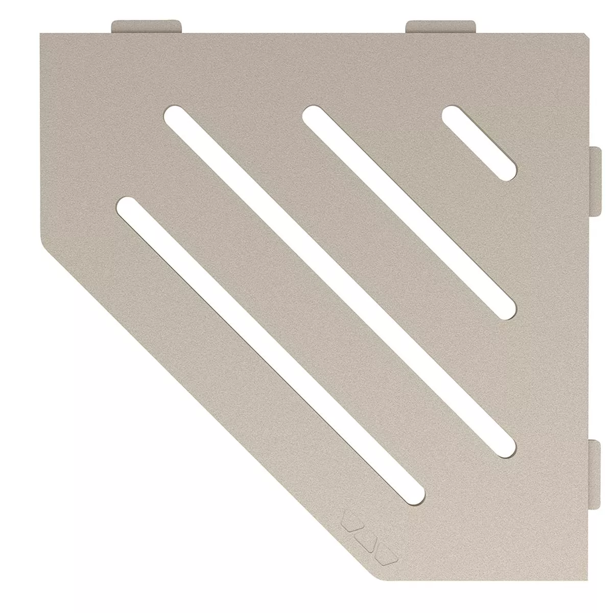 Wandablage Duschablage Schlüter 5eck 19,5x19,5cm Wave Cream