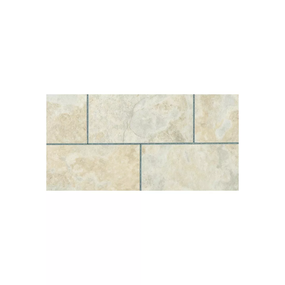 Muster von Vinyl Mosaikfliesen Freeport Steinoptik Selbstklebend Beige