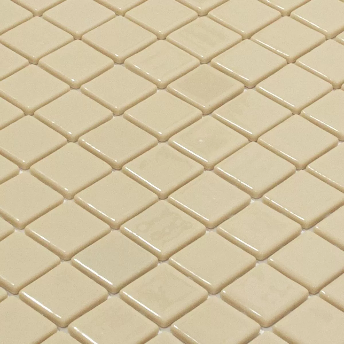 Glas Schwimmbad Pool Mosaik Venetia Beige