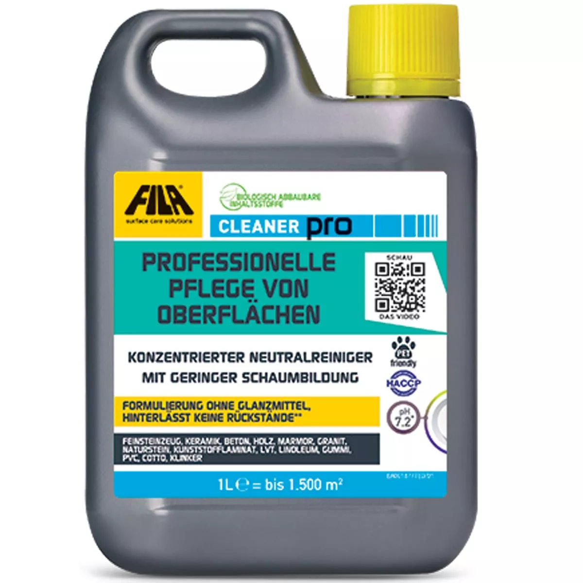Fila CLEANER PRO ytvård 5 liter Fila CLEANER PRO ytvård 5 liter