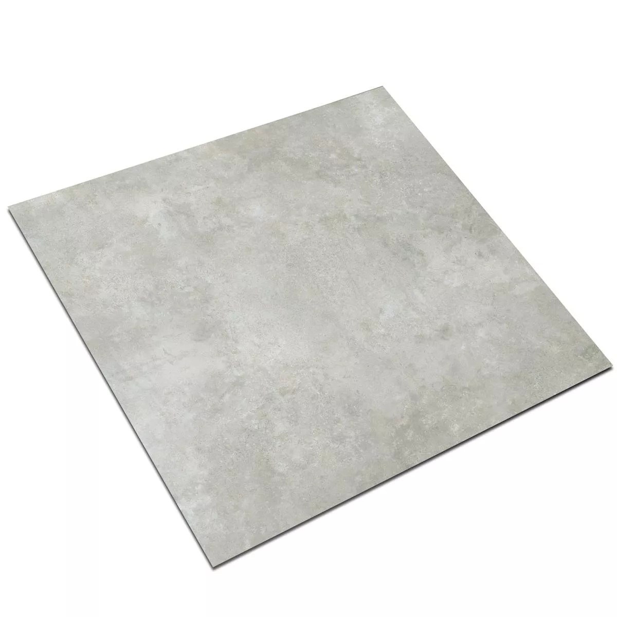 Muster Bodenfliese Illusion Metalloptik Lappato Grau 120x120cm