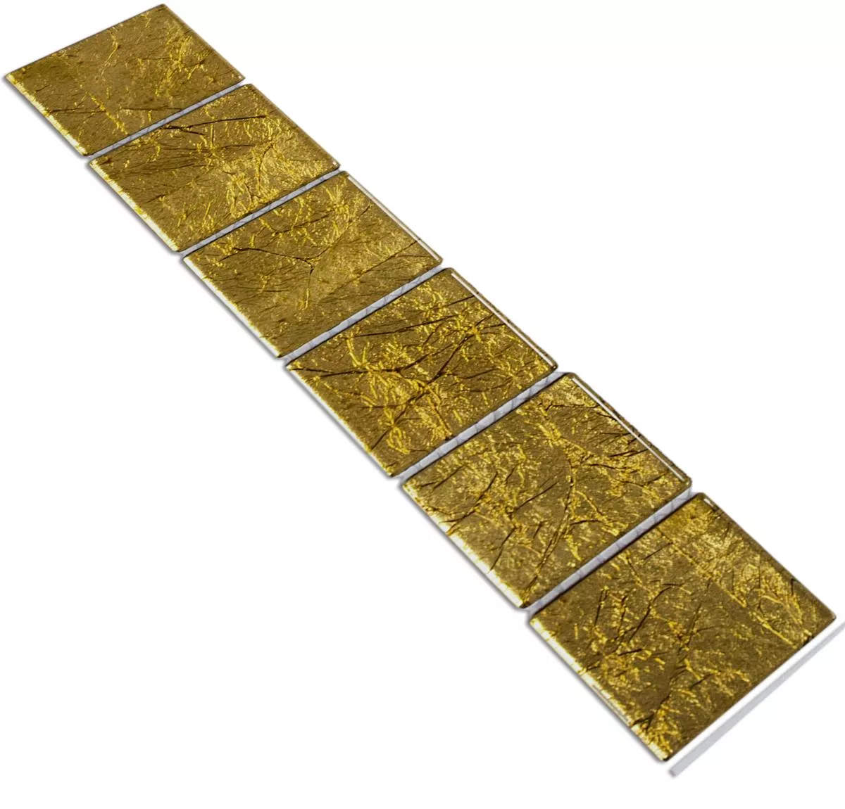 Glasmosaik Plattor Bård Artist Guld Q48 Glasmosaik Plattor Bård Artist Guld Q48