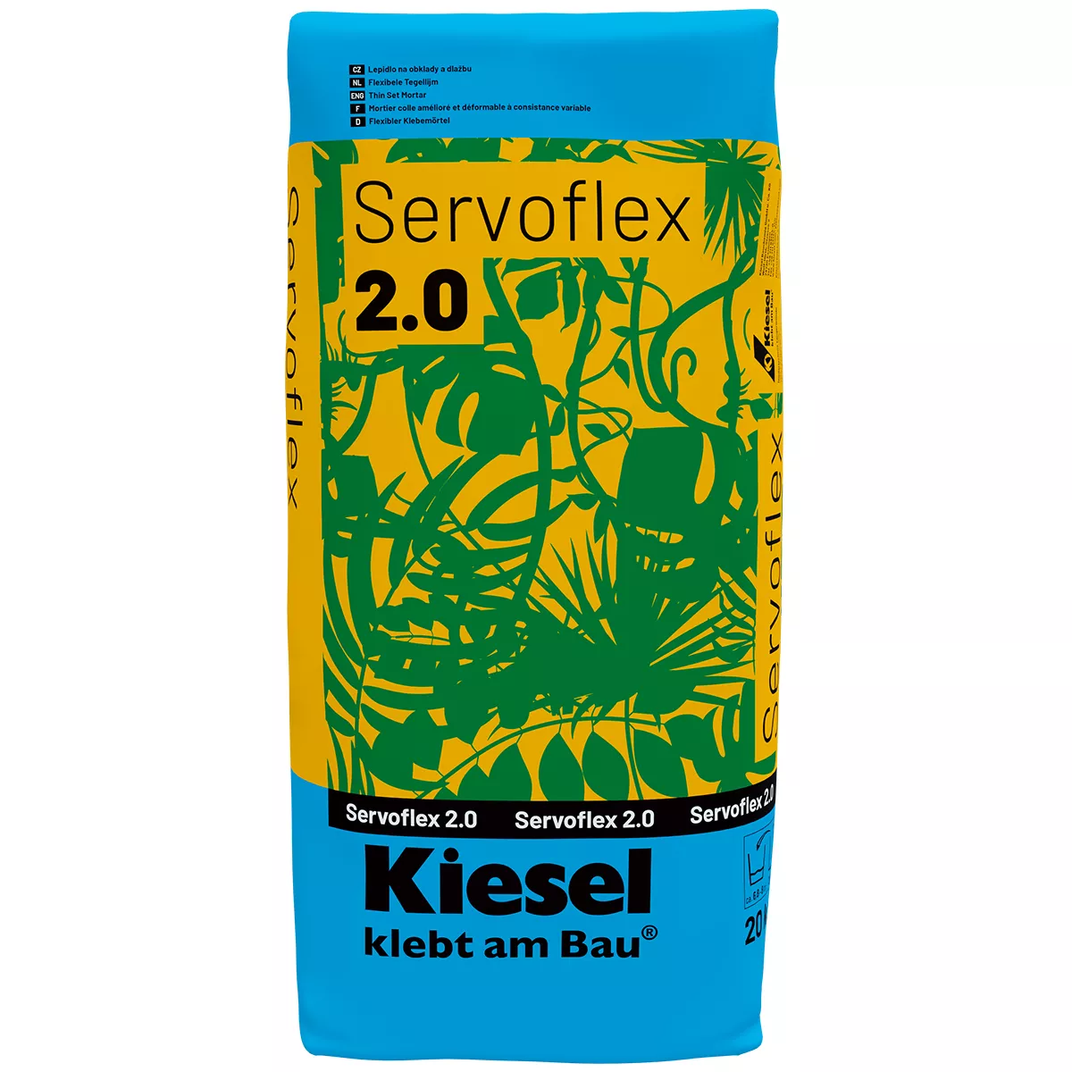 Flexibler Fliesenkleber Kiesel Servoflex 2.0 20 Kg