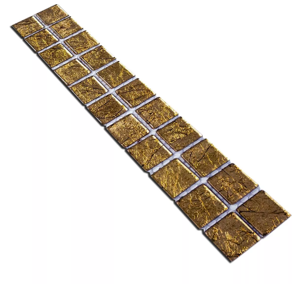 Glasmosaik Plattor Bård Artist Guld Q23 Glasmosaik Plattor Bård Artist Guld Q23
