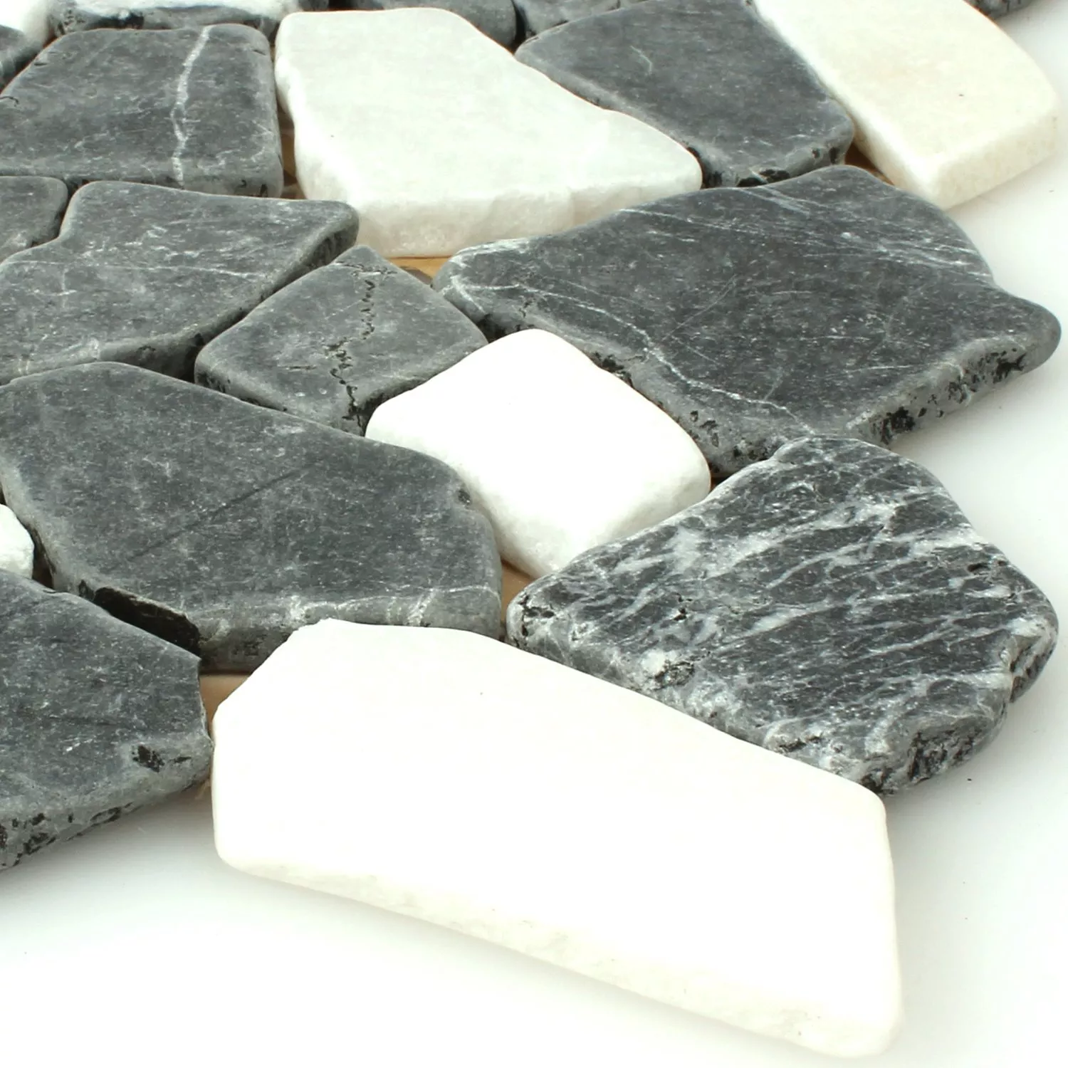 Marmor Brott Natursten Mosaik Solares Verde Botticino Marmor Brott Natursten Mosaik Solares Verde Botticino