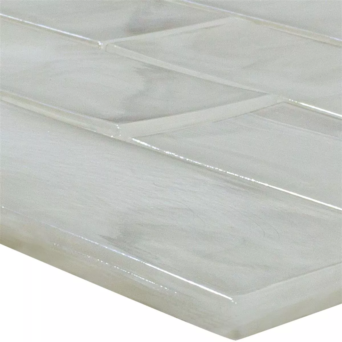 Glasmosaik Plattor Andalucia Brick Vit Glasmosaik Plattor Andalucia Brick Vit