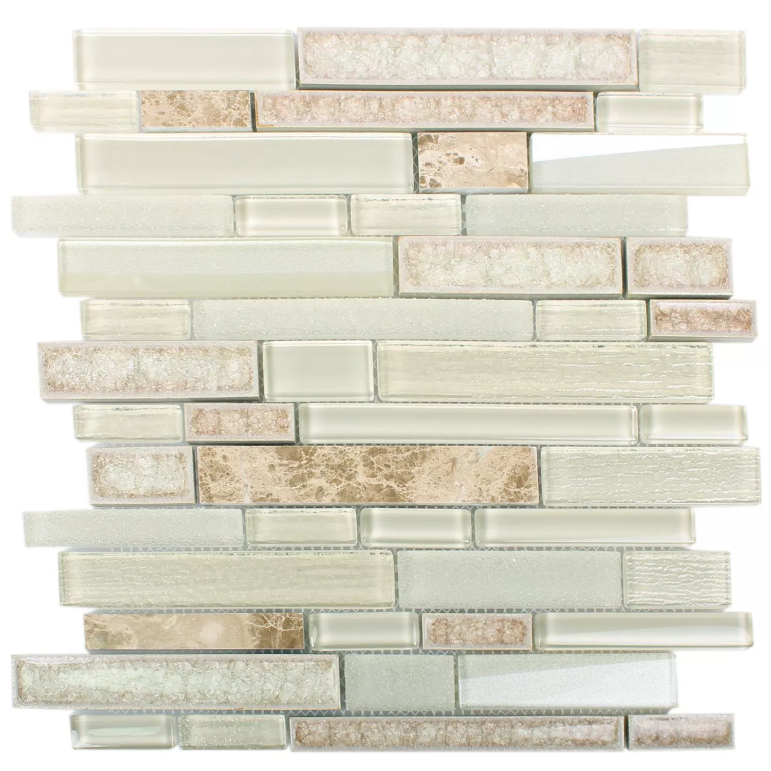 Glas Naturstein Keramik Mosaik Kozan Beige