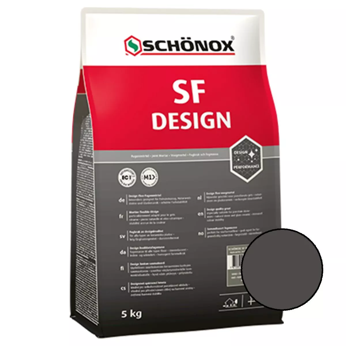 Fugenmörtel Schönox SF Design Dunkelgrau 5 Kg