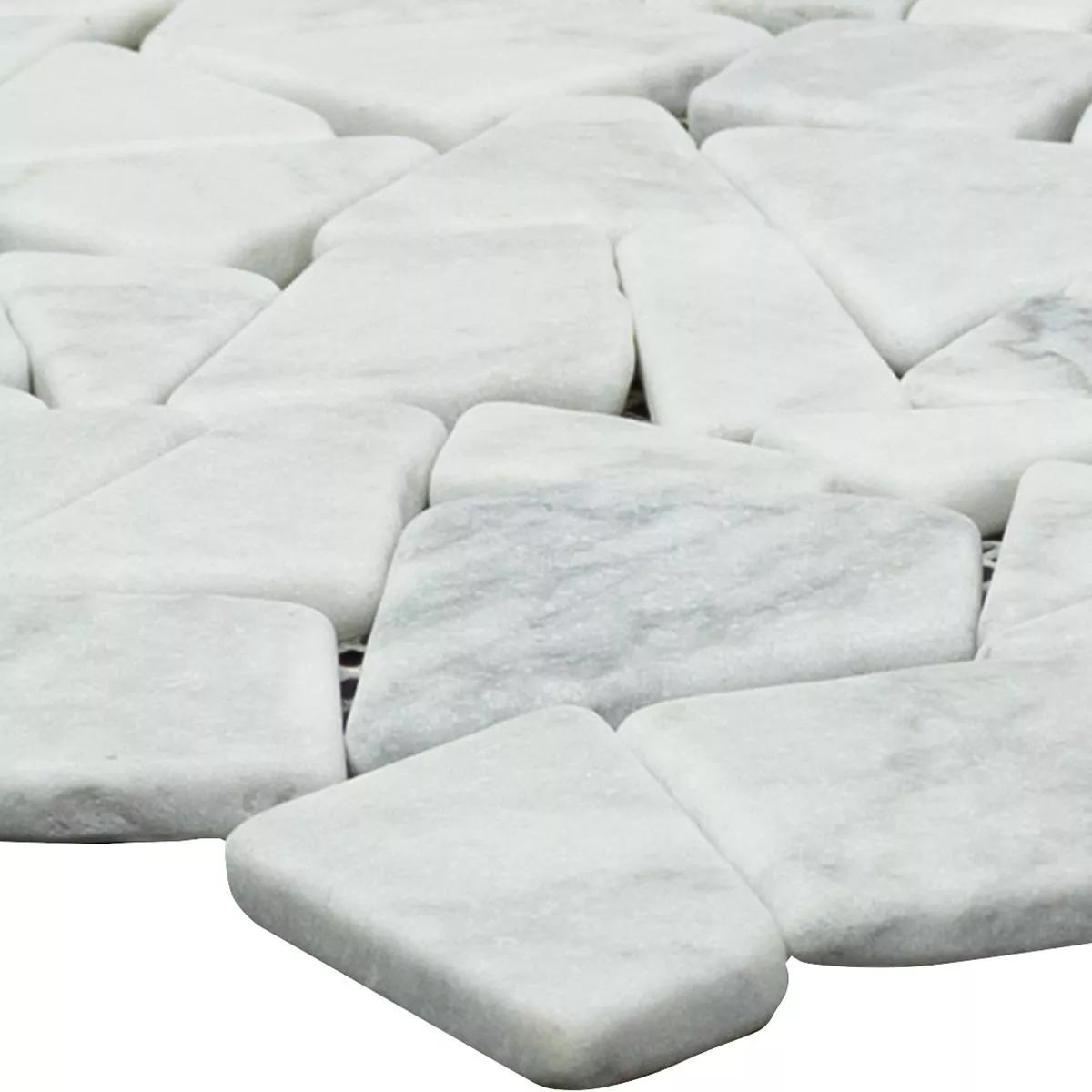 Marmor Brott Mosaik Mareblu Carrara Vit Marmor Brott Mosaik Mareblu Carrara Vit
