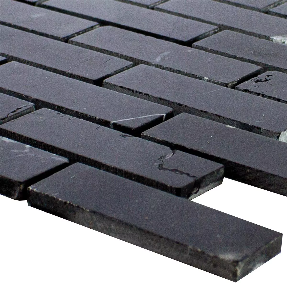 Marmor Natursten Mosaik Plattor Avalon Svart Marmor Natursten Mosaik Plattor Avalon Svart