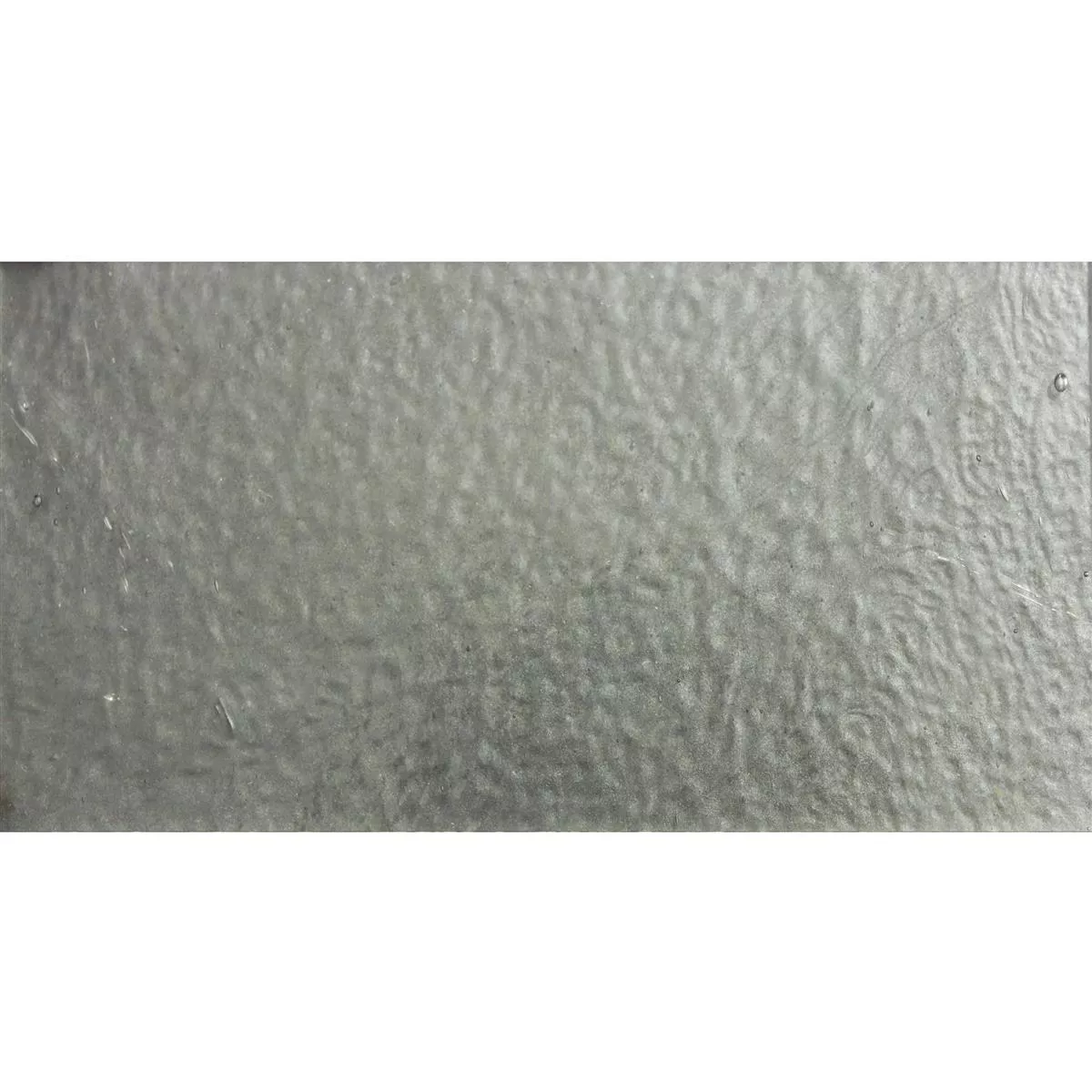 Metro Glasplattor Subway Silver Corrugated 7,5x15cm Metro Glasplattor Subway Silver Corrugated 7,5x15cm