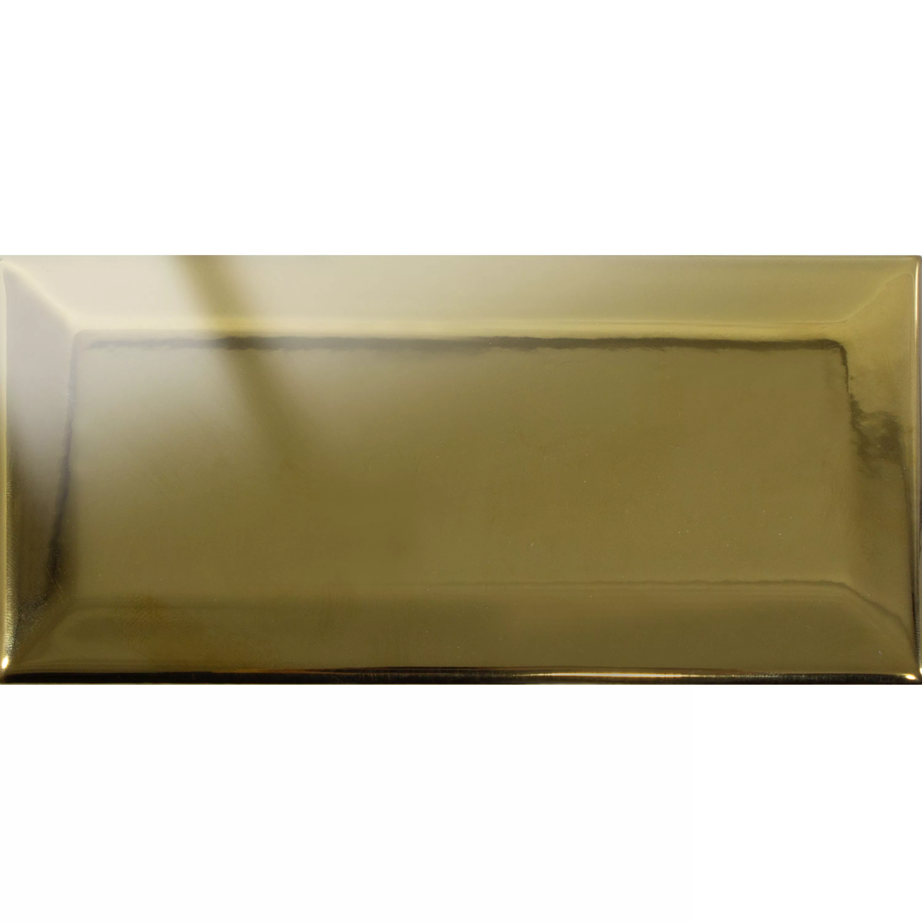 Metro Kakel Heliopolis Med Fasett Exklusiv Guld 7,5x15cm  Metro Kakel Heliopolis Med Fasett Exklusiv Guld 7,5x15cm