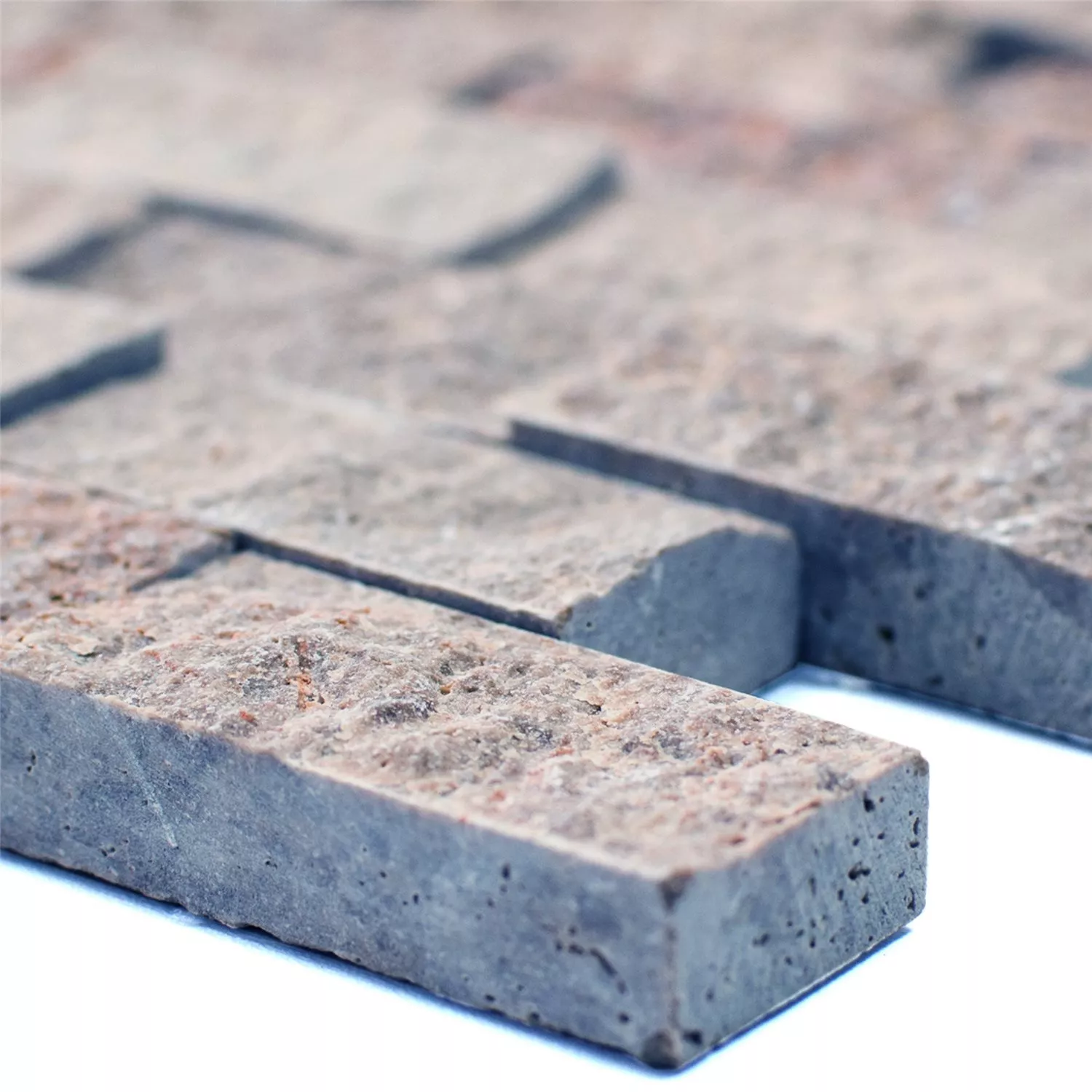 Mosaik Travertin Patara Noce 3D Mosaik Travertin Patara Noce 3D