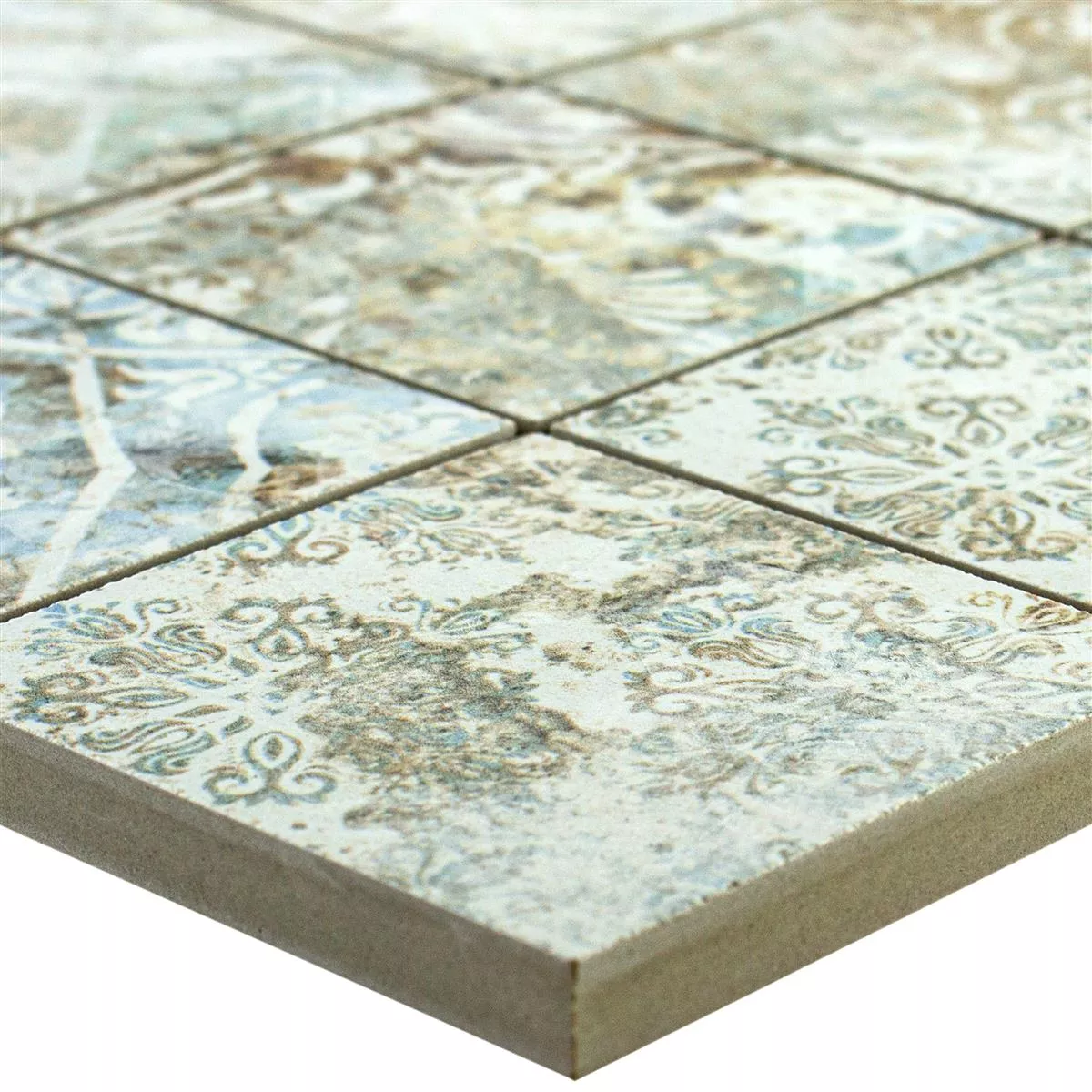 Keramikmosaik Plattor Bellona Effekt Ljusfärgad 71x71mm Keramikmosaik Plattor Bellona Effekt Ljusfärgad 71x71mm