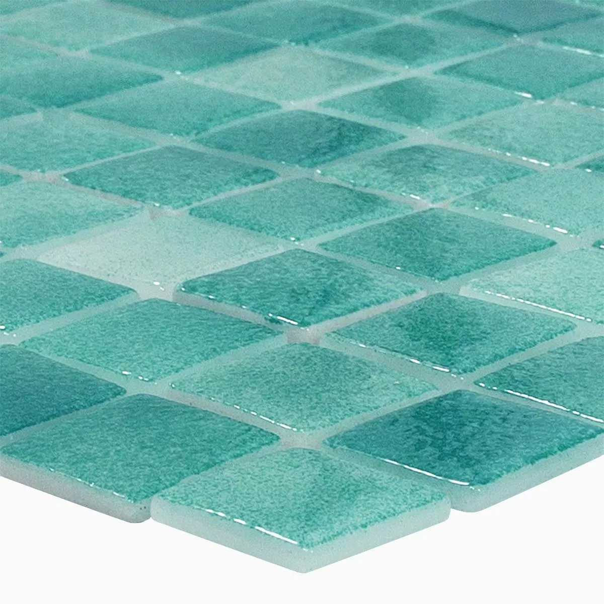 Glas Simbassäng Mosaik Lagoona Turkos Glas Simbassäng Mosaik Lagoona Turkos