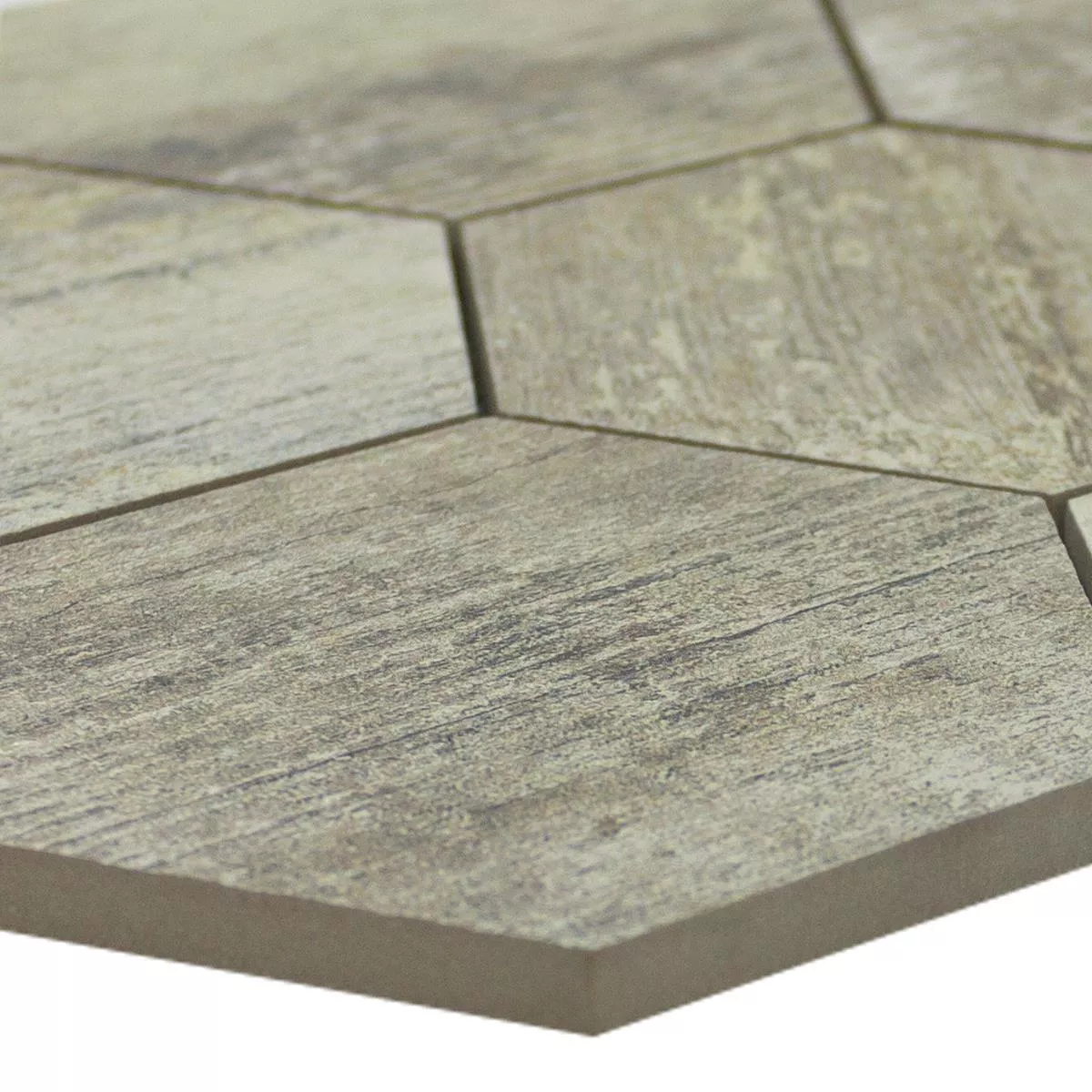 Stengods Mosaik Hexagon Straubing Beige Stengods Mosaik Hexagon Straubing Beige