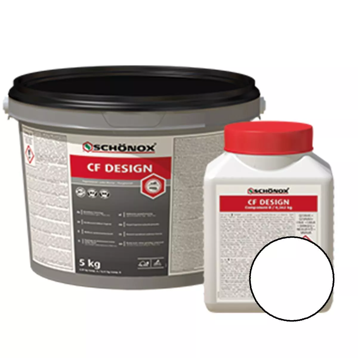 Grout Schönox CF Design Epoxiharts Colorfuge Vit 2,5 kg Grout Schönox CF Design Epoxiharts Colorfuge Vit 2,5 kg