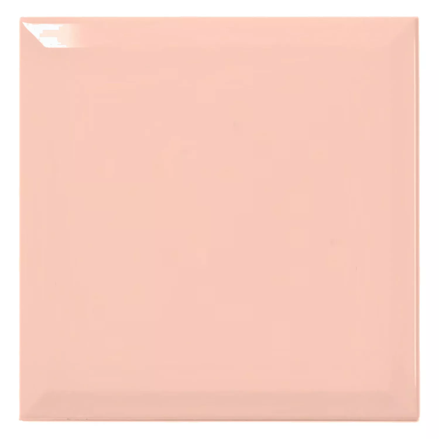 Metrofliese Orange Glänzend 20x20 cm Facette Freetown Salmon