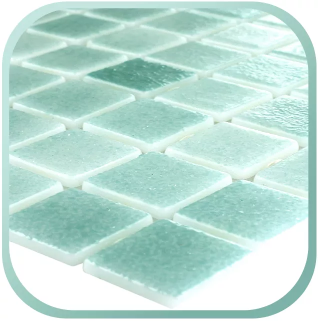 Glas Schwimmbad Mosaik