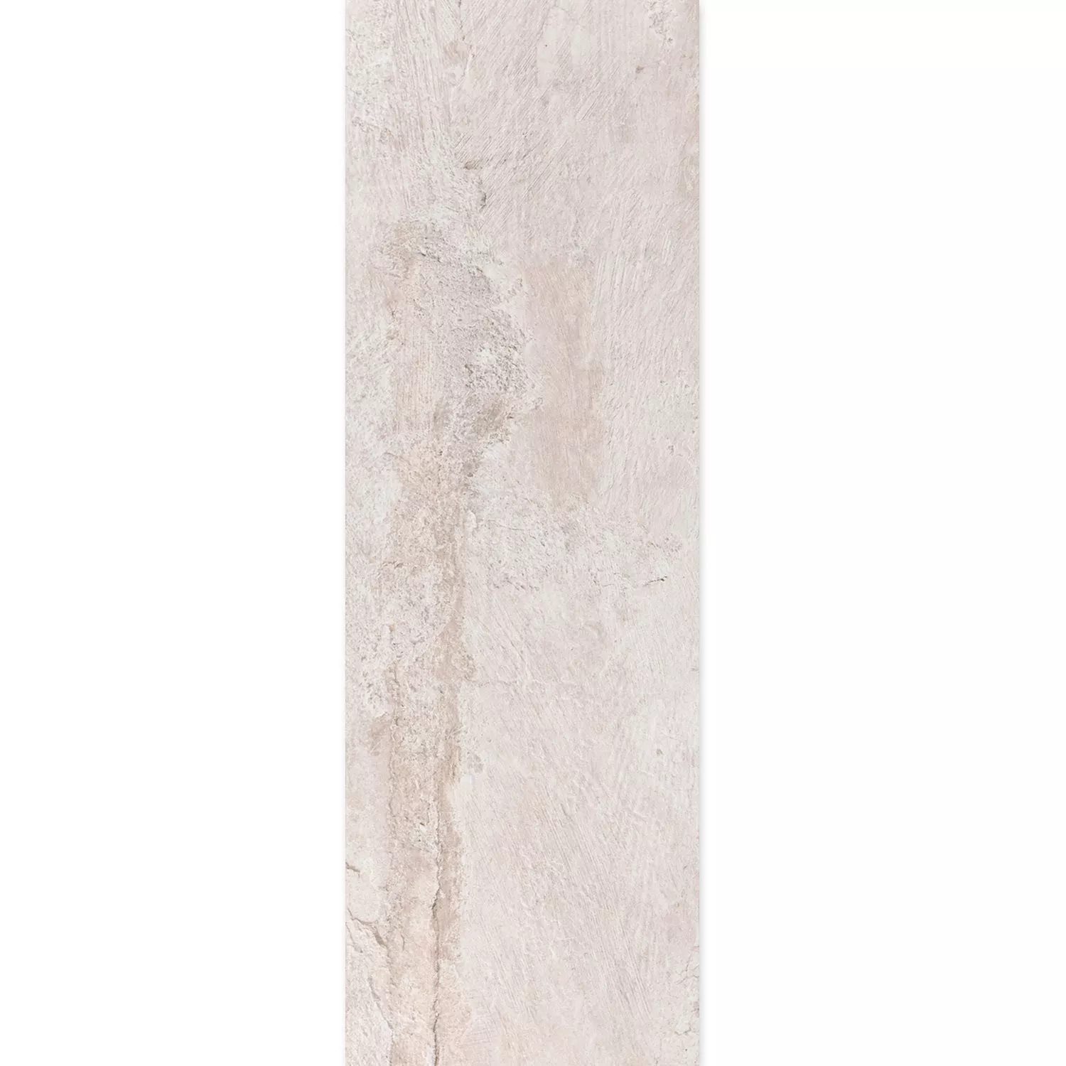 Bodenfliese Steinoptik Polaris R10 Weiß 30x120cm