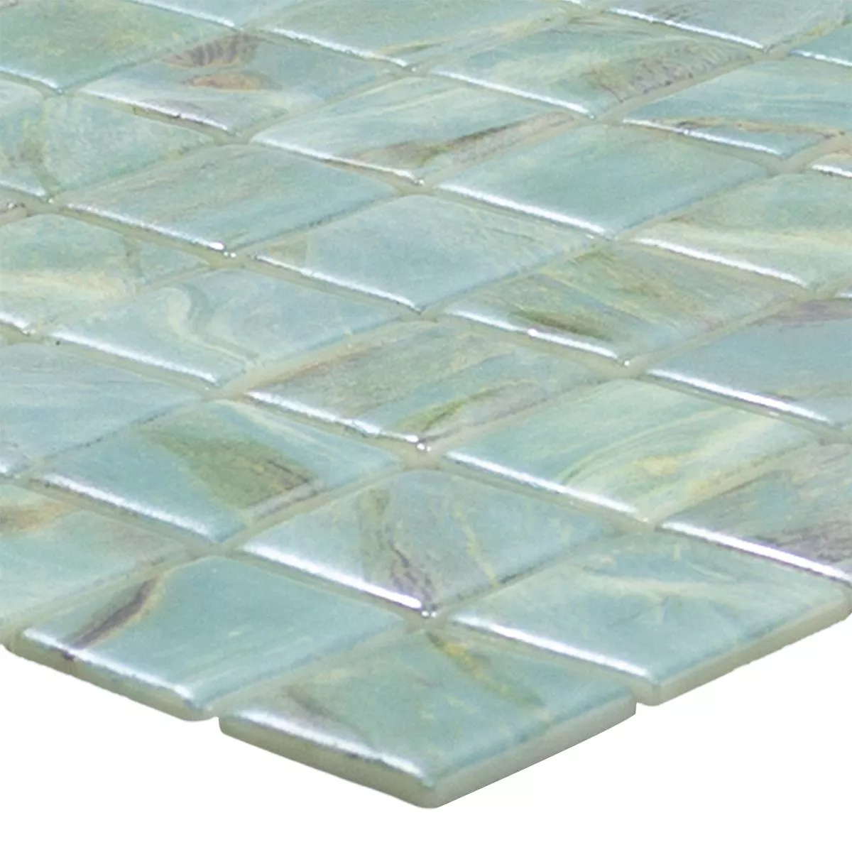Glas Simbassäng Mosaik Alassio Turkos 25 Glas Simbassäng Mosaik Alassio Turkos 25