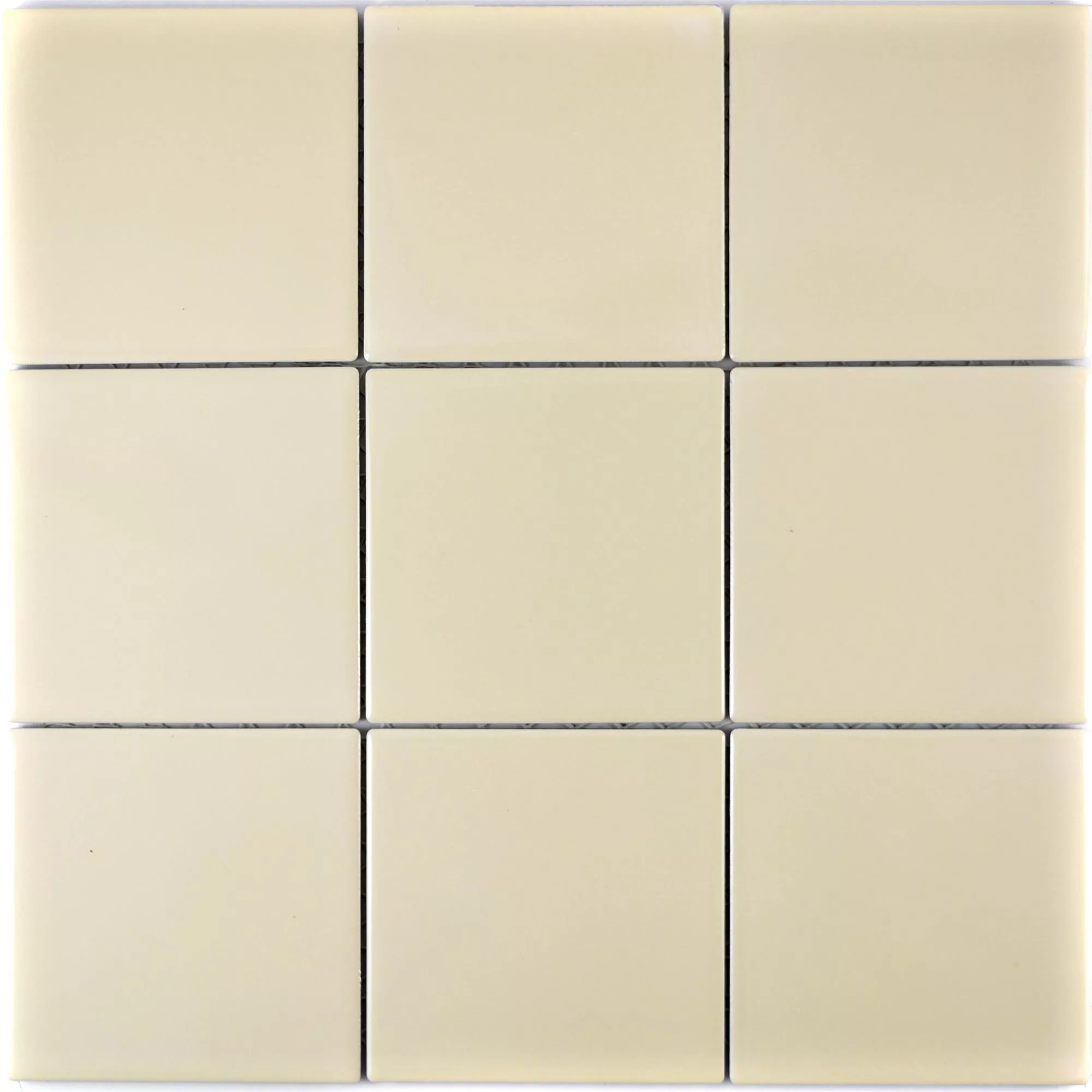 Keramik Mosaikfliesen Adrian Beige Matt Quadrat 98