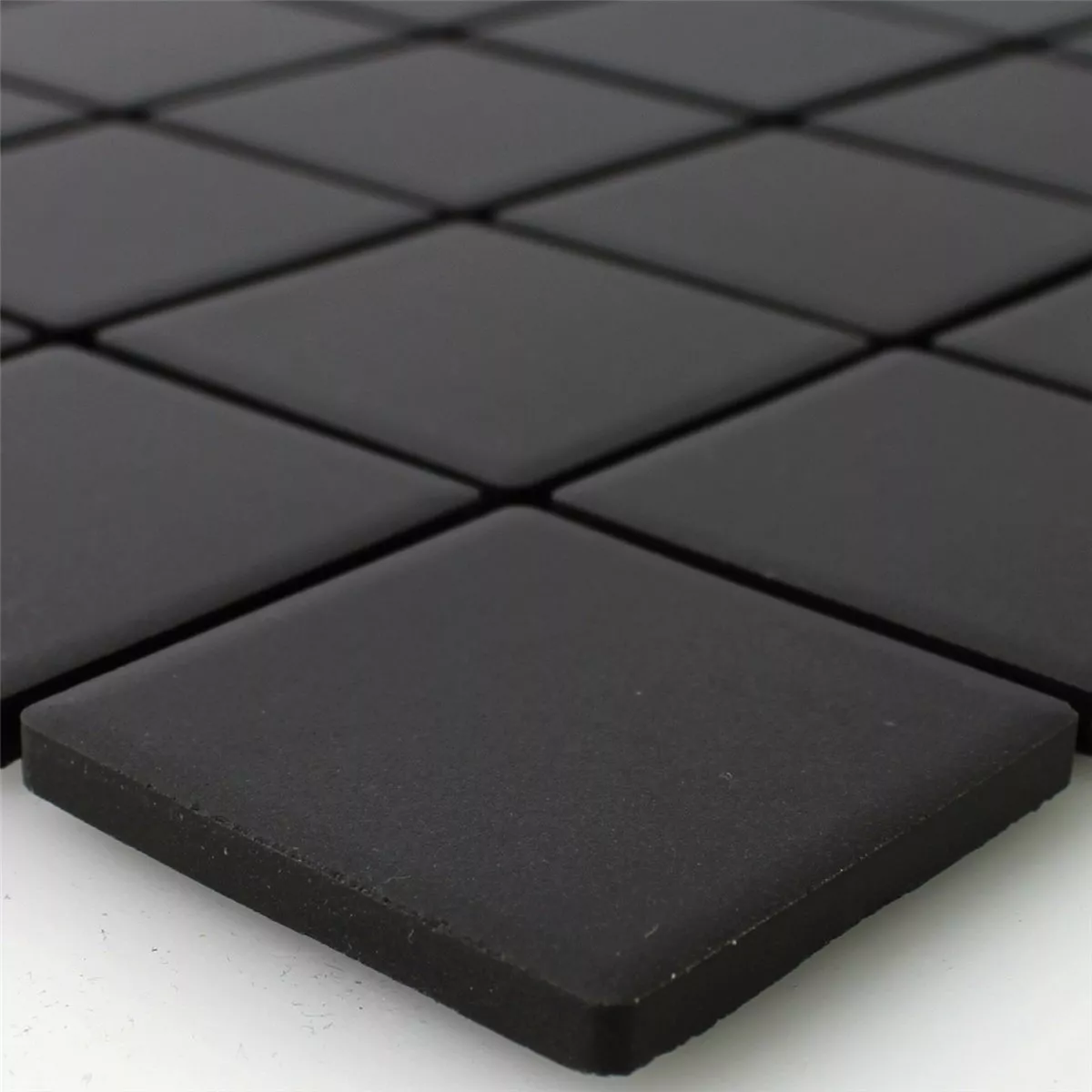 Mosaik Keramik Svart Uni Anti-Slip Oglaserad Mosaik Keramik Svart Uni Anti-Slip Oglaserad