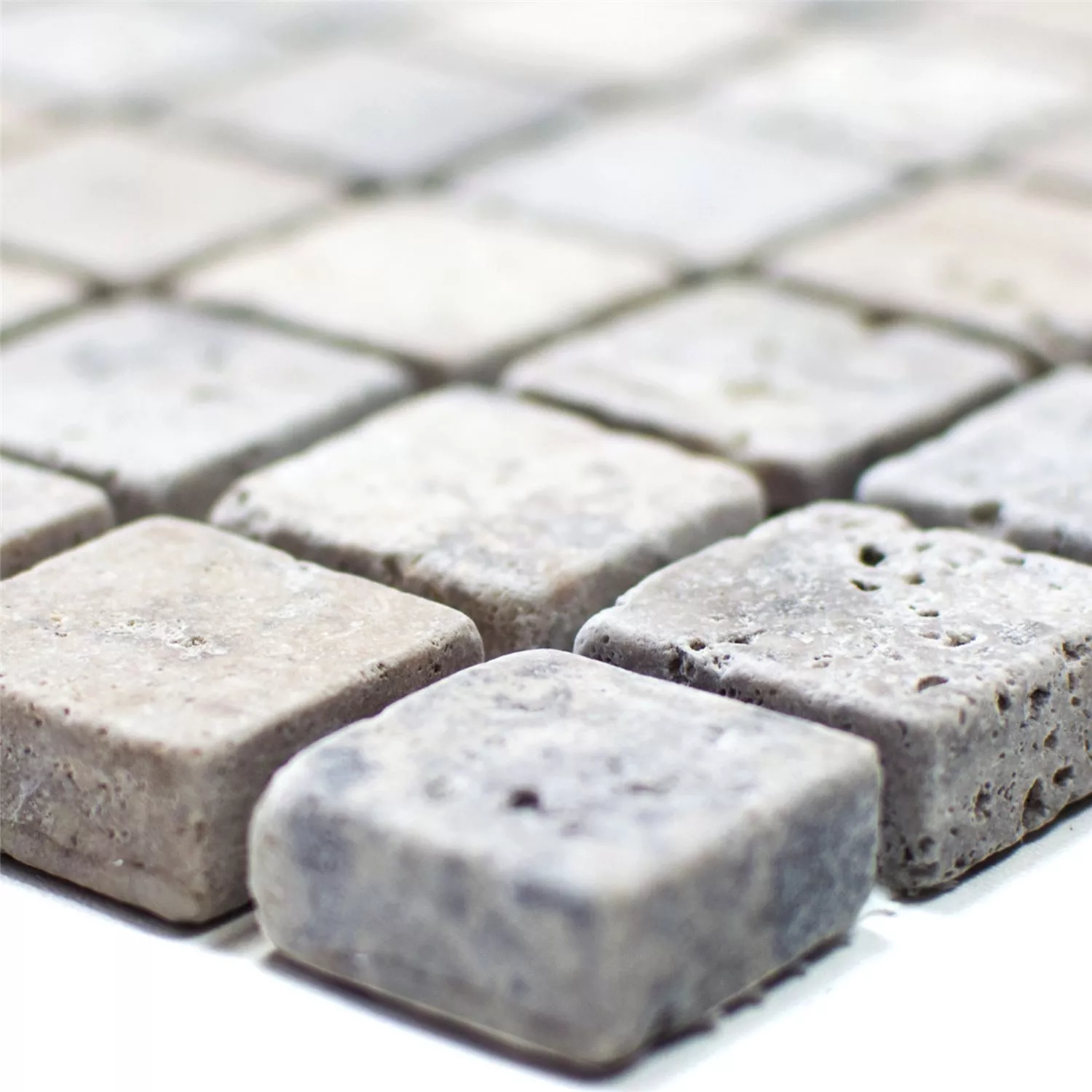 Mosaik Travertin Nestor Silver 23 Mosaik Travertin Nestor Silver 23