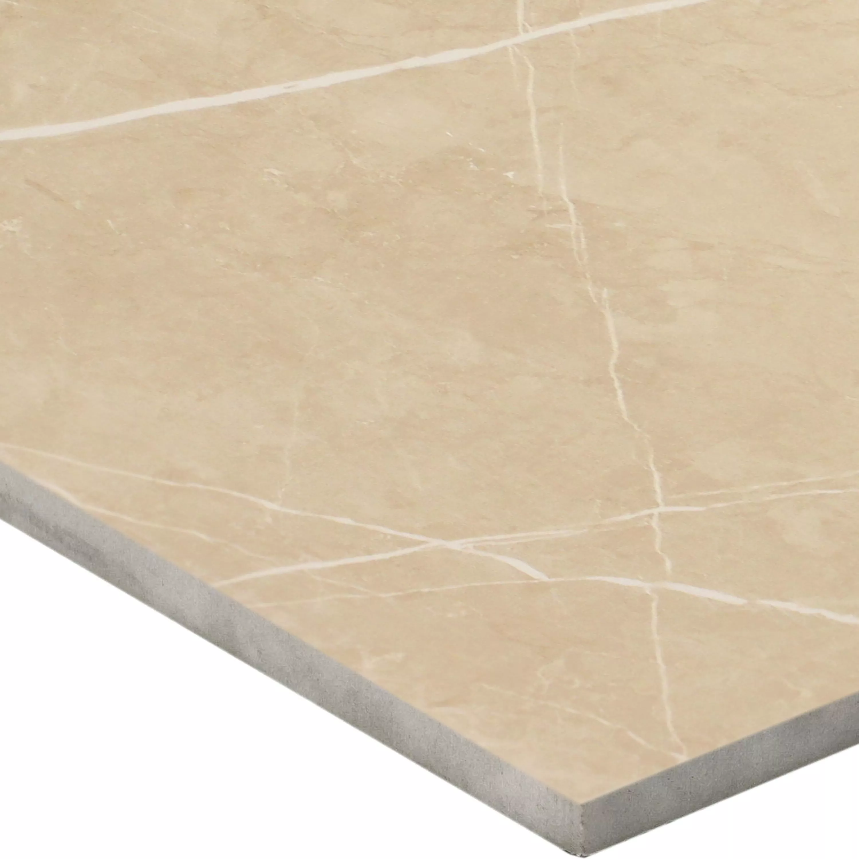 Muster Bodenfliesen Astara Natursteinoptik Poliert Beige 60x60cm