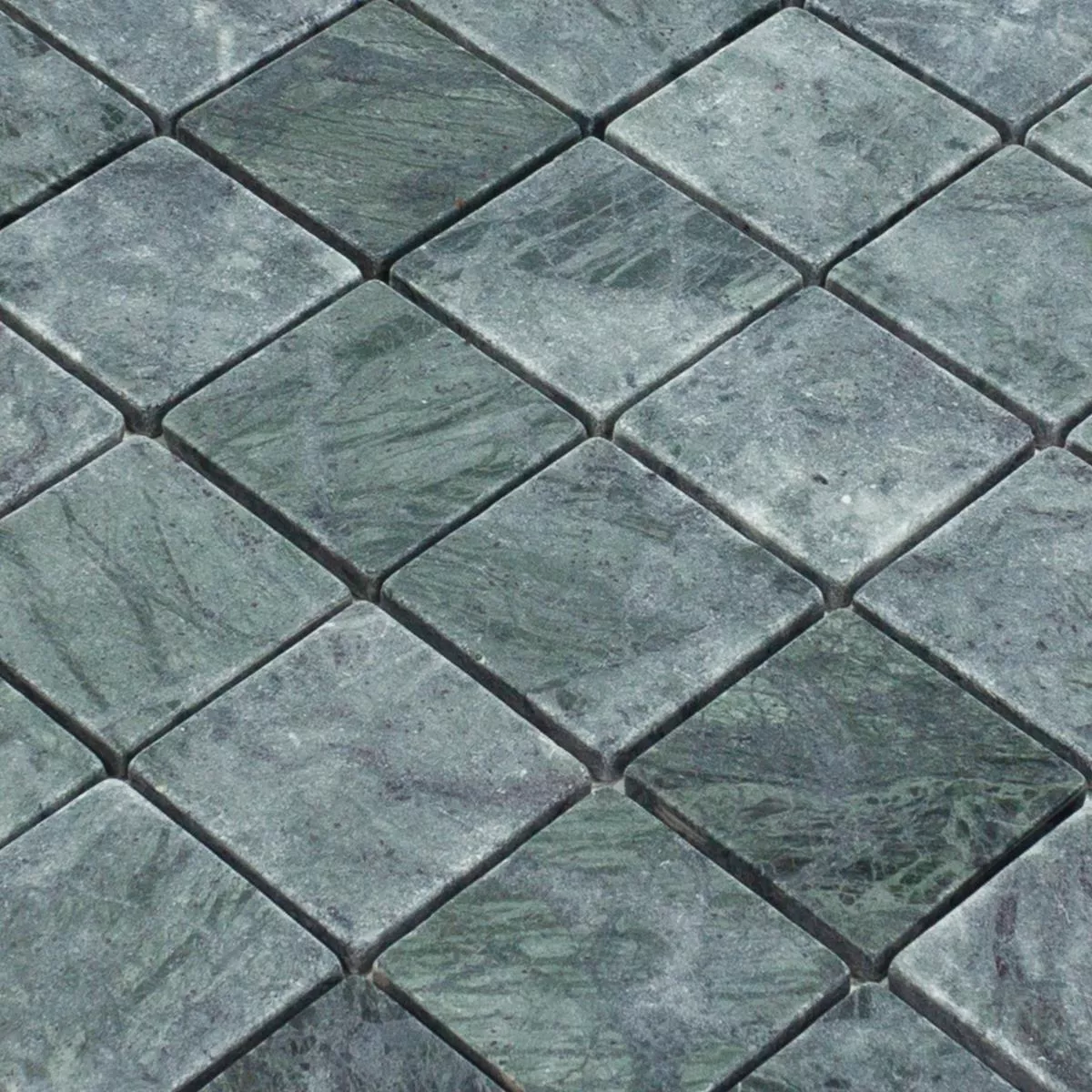 Mosaikfliesen Marmor 48x48x8mm Verde