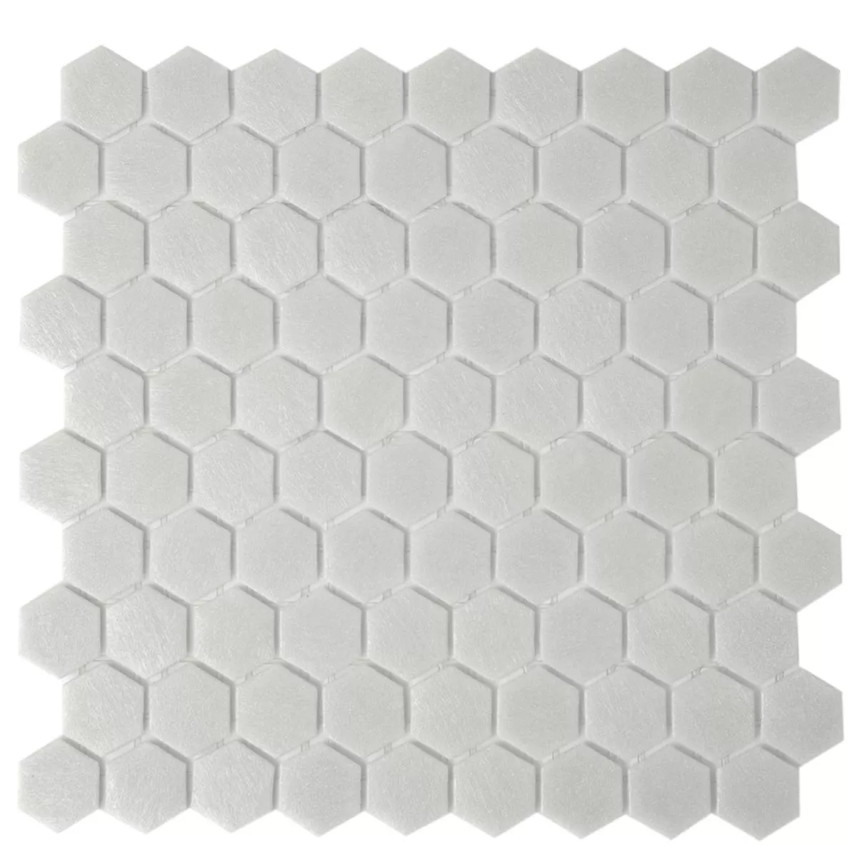 Glasmosaik Plattor Trend-Vi Hexagon 150 Ljusgrå Glasmosaik Plattor Trend-Vi Hexagon 150 Ljusgrå