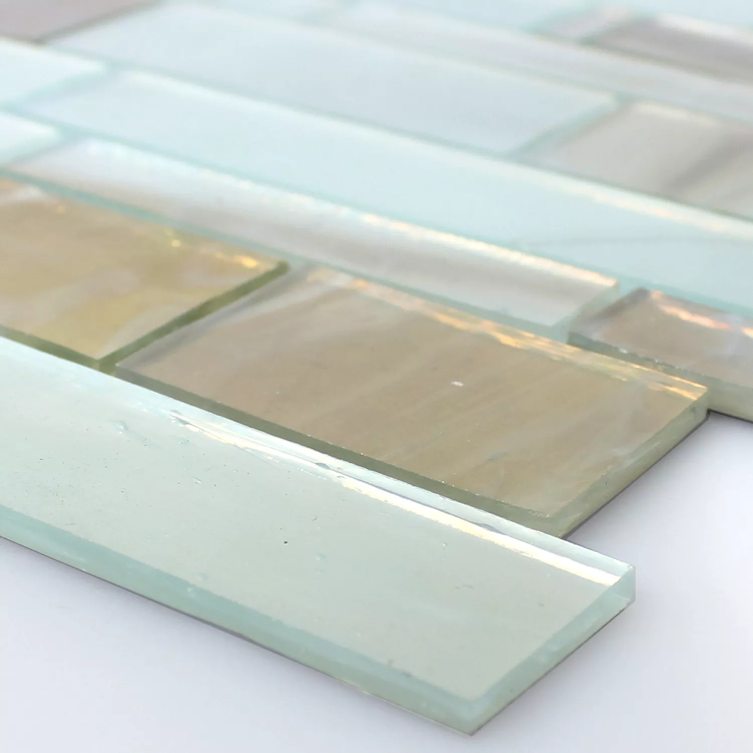 Mosaikfliesen Trend-Vi Glas Metropolis Opal