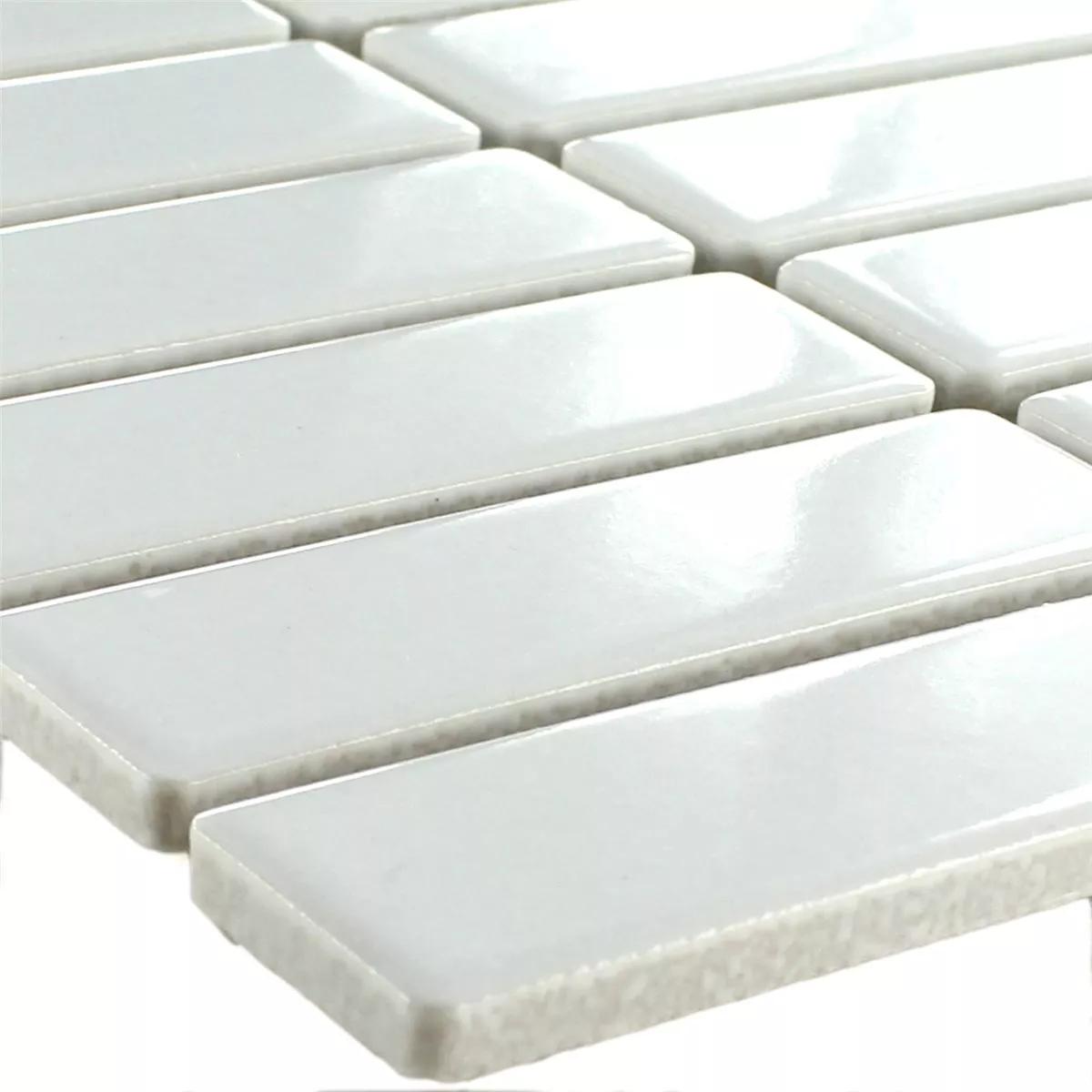 Mosaik Keramik Vit Sticka Mosaik Keramik Vit Sticka