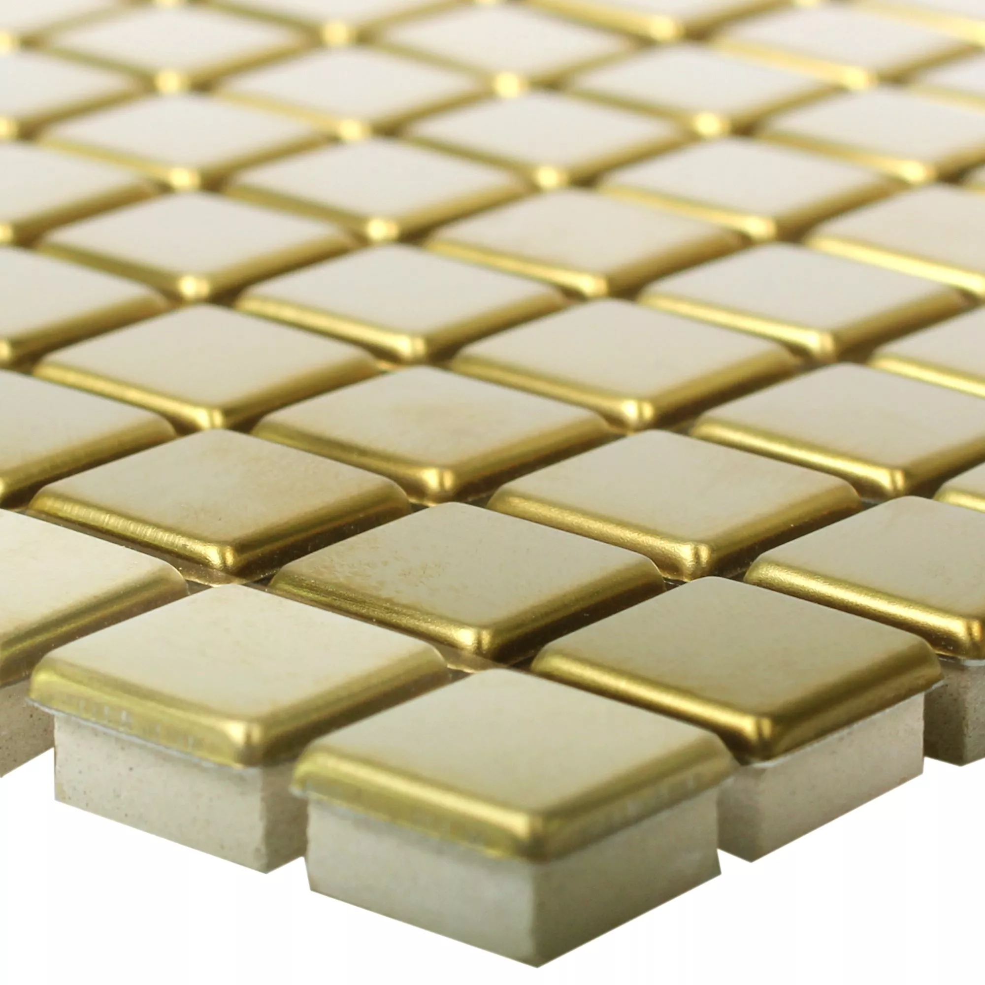 Mosaik Rostfritt Stål Metall Baikal Guld Mosaik Rostfritt Stål Metall Baikal Guld