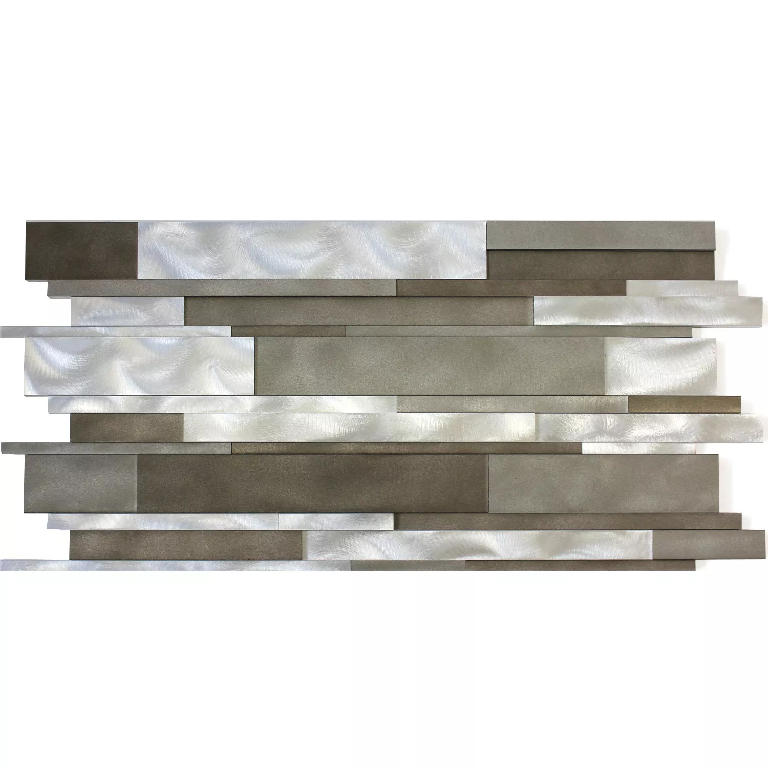 Aluminium Metall Mosaik Talara Slam Mix 300x600mm Aluminium Metall Mosaik Talara Slam Mix 300x600mm
