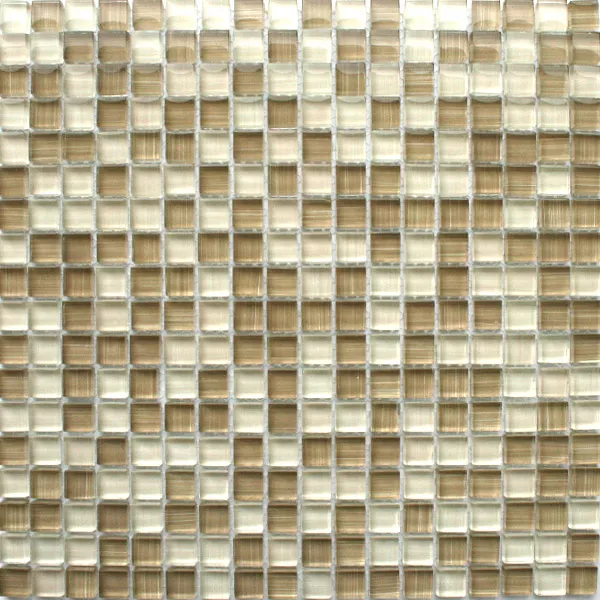 Glasmosaik Fliesen Beige